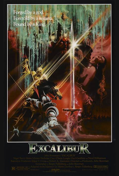 Excalibur movie poster