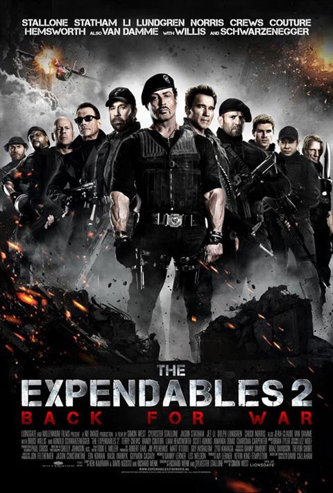 The Expendables 2 movie poster