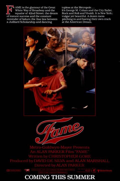 Fame movie poster