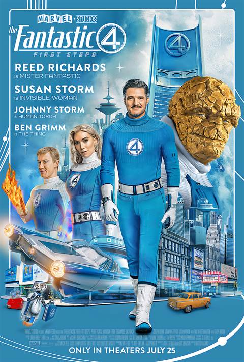 The Fantastic Four: First Steps movie poster