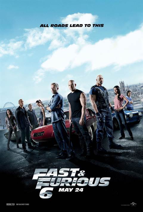 Fast & Furious 6 movie poster