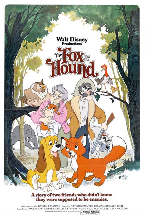 The Fox and The Hound movie poster