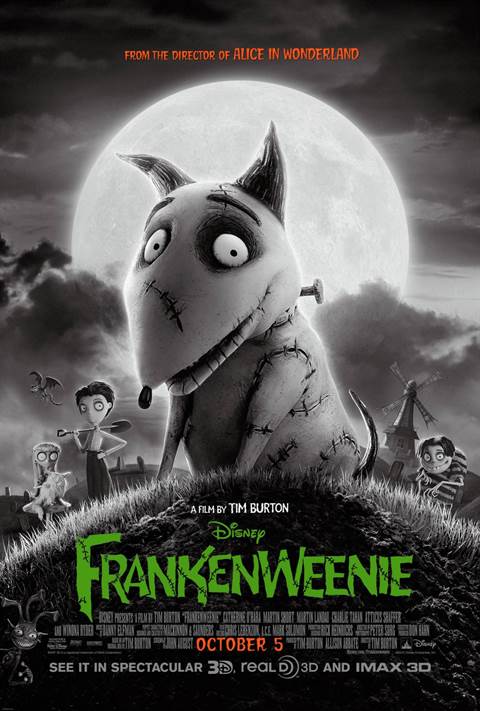 Frankenweenie movie poster