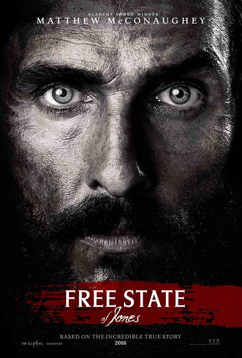 Free State of Jones movie poster