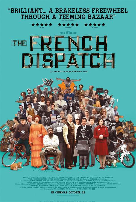 The French Dispatch movie poster