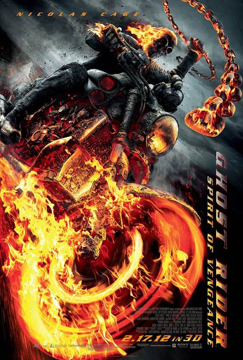 Ghost Rider Spirit of Vengeance movie poster