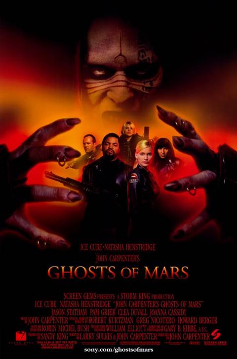 Ghosts of Mars movie poster