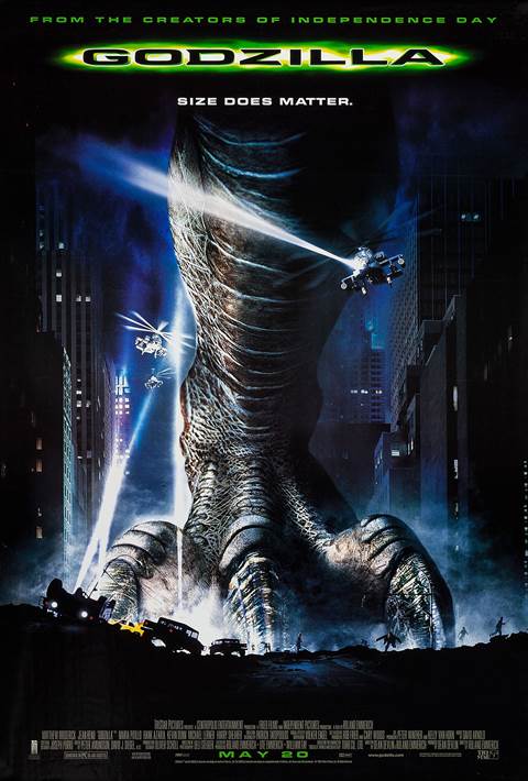 Godzilla movie poster