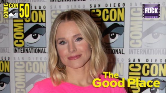 Interview: Kristen Bell Has an Emotional Moment About The Good Place AT SDCC on FlickDirect