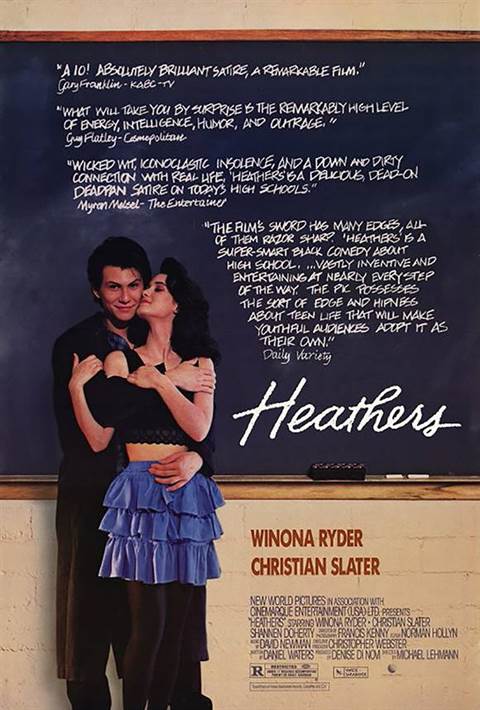 Heathers movie poster