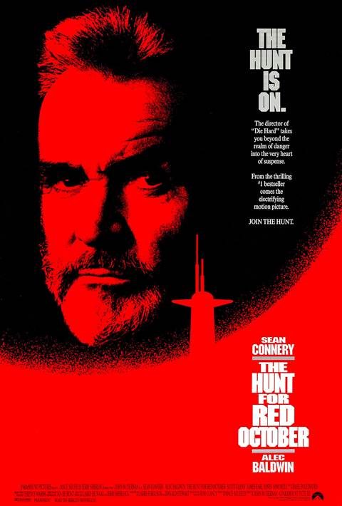 The Hunt for Red October movie poster