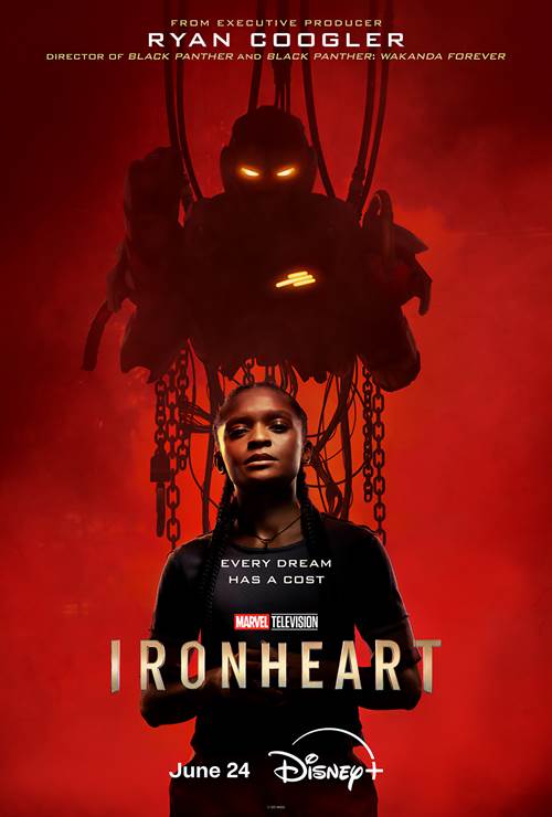 Ironheart Courtesy of Marvel Television. All Rights Reserved. Ironheart movie poster