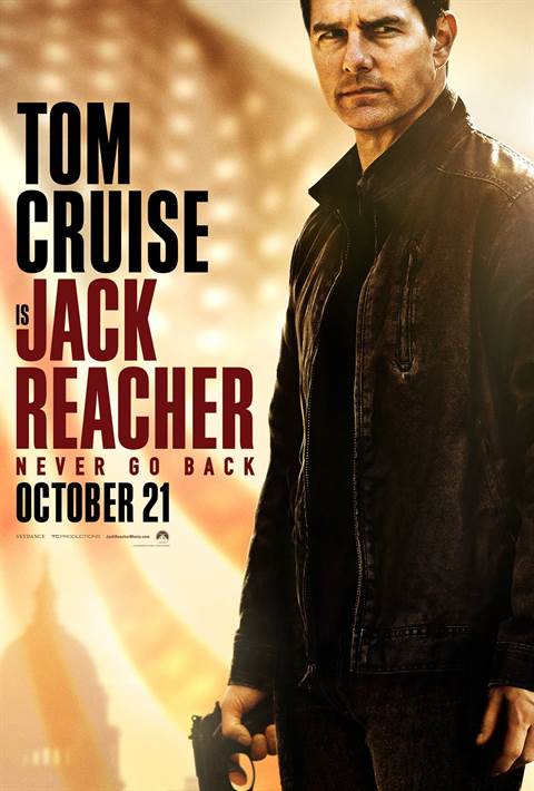 Jack Reacher: Never Go Back movie poster