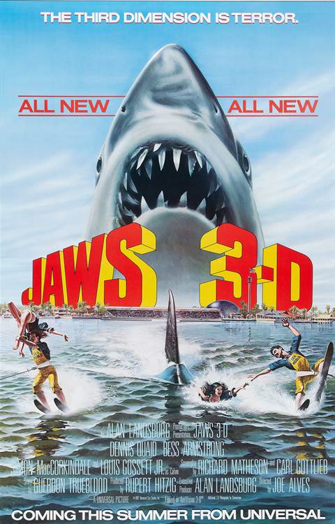 Jaws 3 movie poster