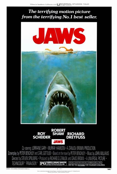 Jaws movie poster