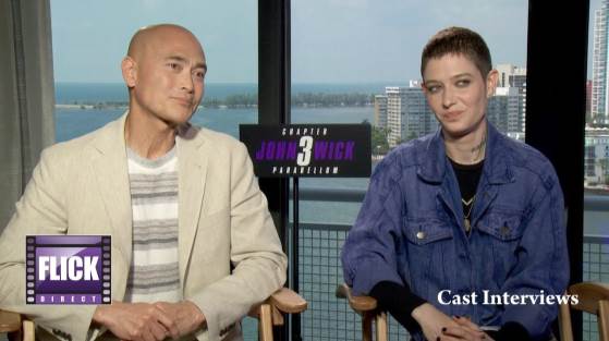 John Wick: Chapter 3's Asia Kate Dillon and Mark Dacascos Speak to FlickDirect