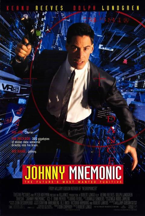 Johnny Mnemonic movie poster