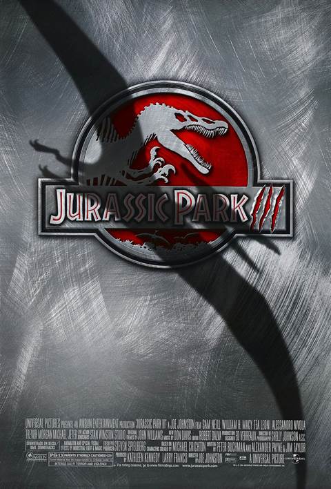 Jurassic Park III movie poster