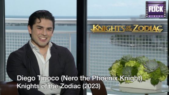 Interview: Diego Tinoco Talks About His Epic Journey in Knights of the Zodiac! on FlickDirect