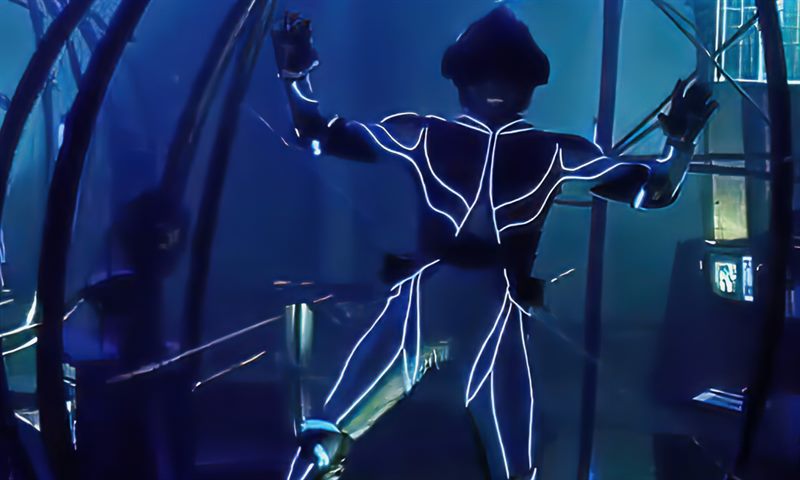 The Lawnmower Man Courtesy of New Line Cinema. All Rights Reserved.