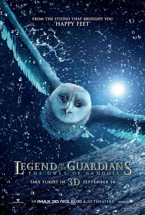 Legend of the Guardians: The Owls of Ga'Hoole movie poster