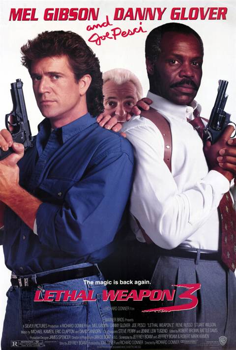 Lethal Weapon 3 movie poster