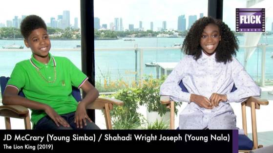 Lion King's JD McCrary and Shahadi Wright Joseph Speak to FlickDirect