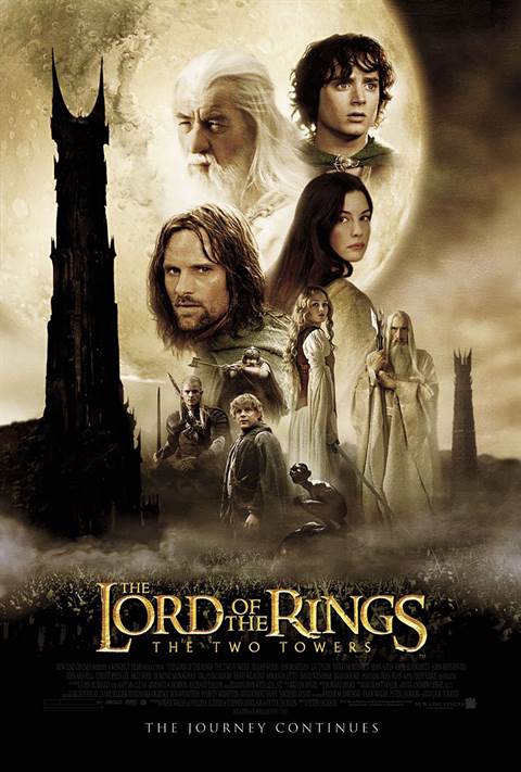 The Lord of The Rings: The Two Towers movie poster