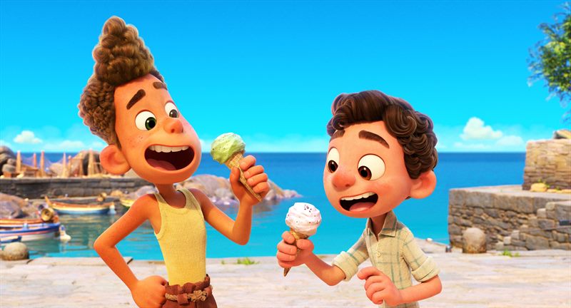 Luca Courtesy of Walt Disney Pictures. All Rights Reserved.