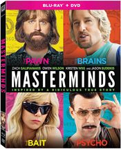 Masterminds Physical Media: Blu-ray Review