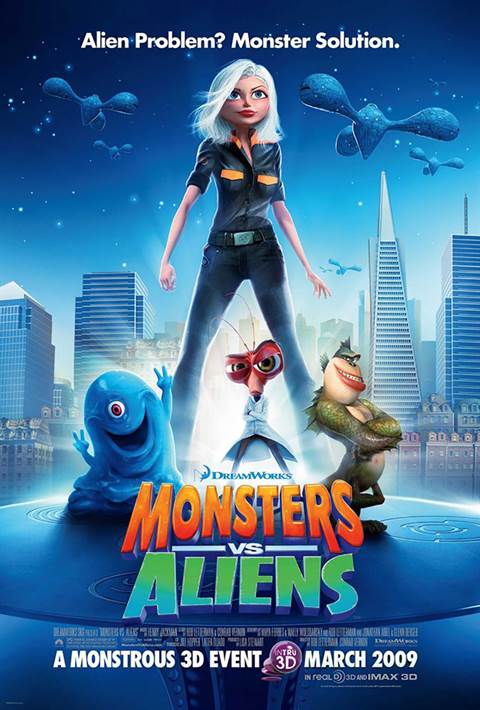 Monsters vs. Aliens movie poster