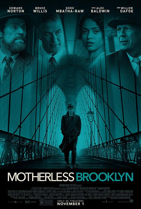 Motherless Brooklyn movie poster