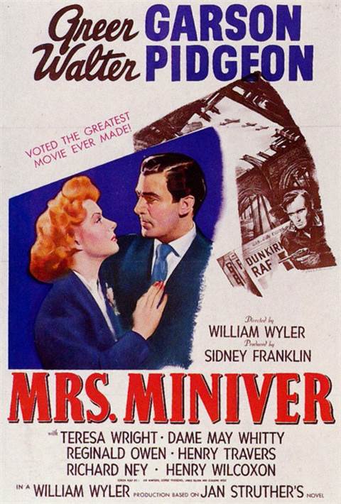 Mrs Miniver movie poster
