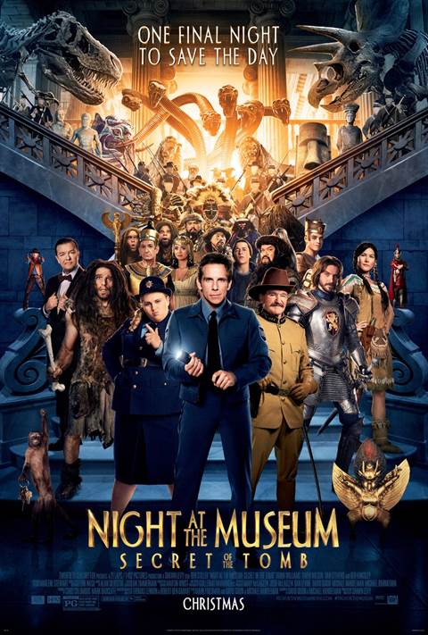 Night at the Museum: Secret of The Tomb movie poster