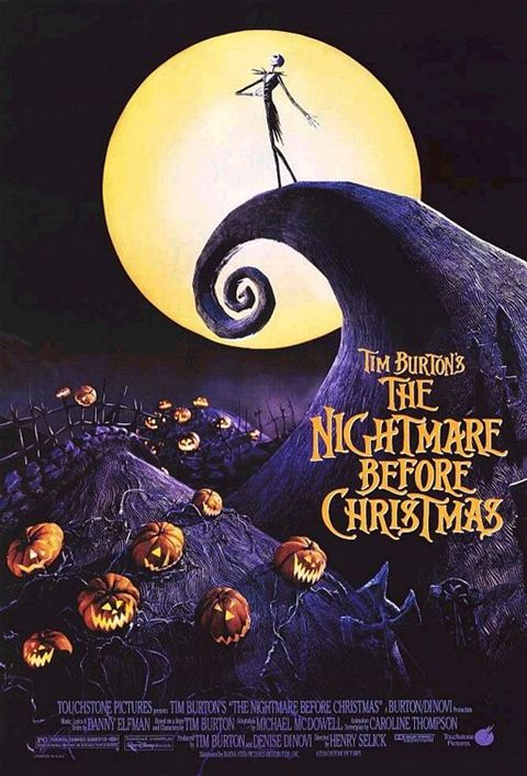 Tim Burton's The Nightmare Before Christmas movie poster