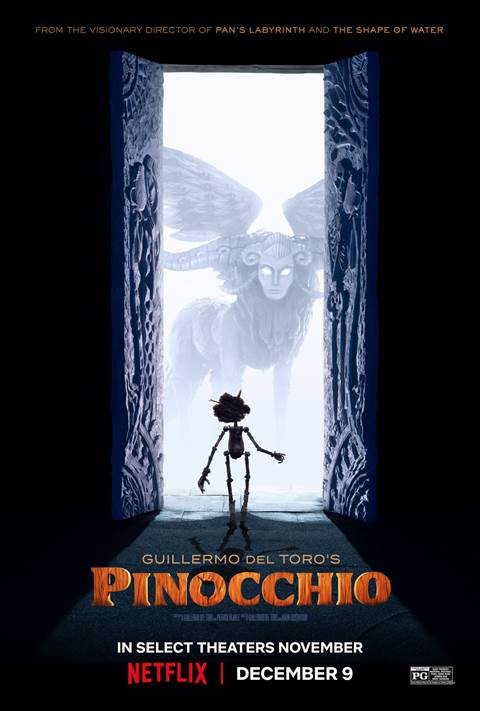 Guillermo del Toro’s Pinocchio movie poster