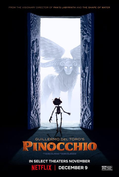 Guillermo del Toro’s Pinocchio movie poster
