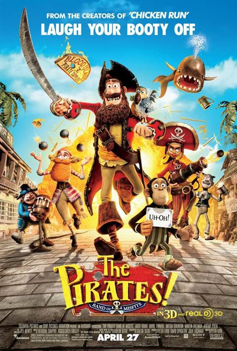 Pirates! Band of Misfits movie poster
