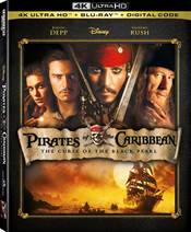 Pirates of The Caribbean: The Curse of The Black Pearl Physical Media: 4K UHD Review