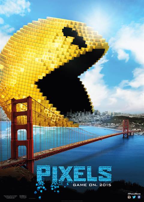 Pixels movie poster