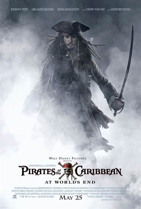Pirates of The Caribbean: At Worlds End movie poster
