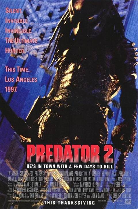 Predator 2 movie poster