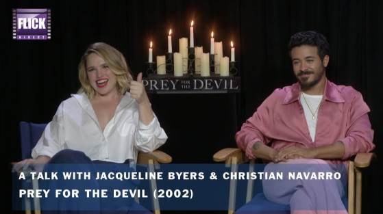 Jacqueline Byers & Christian Navarro Discuss PREY FOR THE DEVIL