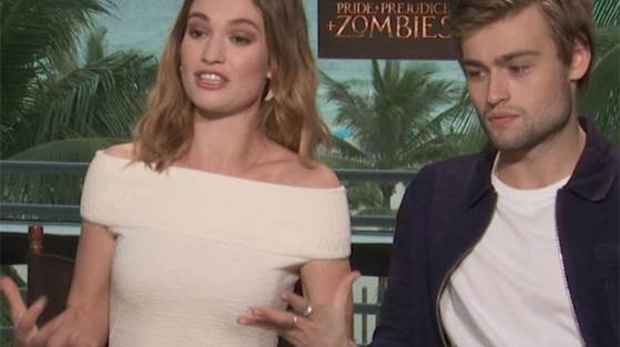 Cast Interview With Lily James, Matt Smith, and Douglas Booth