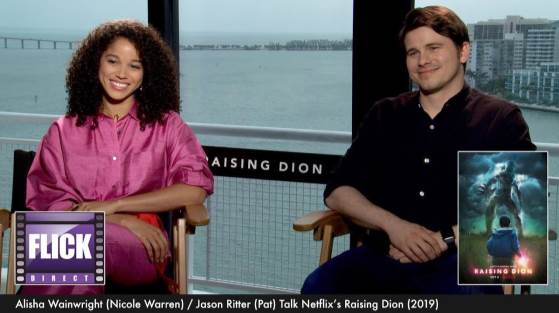 Raising Dion''s Alisha Wainwright and Jason Ritter Interview | NETFLIX