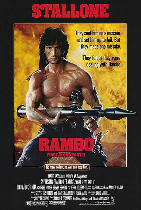 Rambo: First Blood Part II movie poster