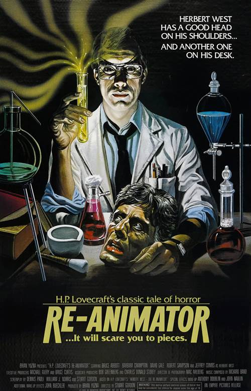 Re-Animator Courtesy of Empire International Pictures. All Rights Reserved. Re-Animator movie poster