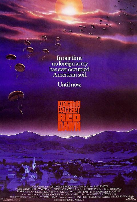 Red Dawn movie poster