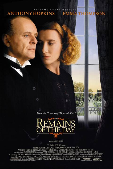 Remains of the Day movie poster