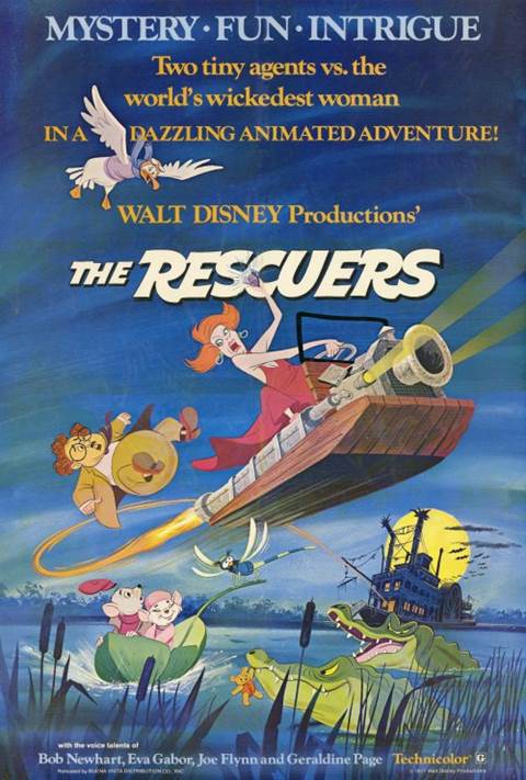 The Rescuers movie poster